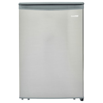 ConServ 4.3 cu.ft Upright Freezer with Reversible Door in Black, Stainless