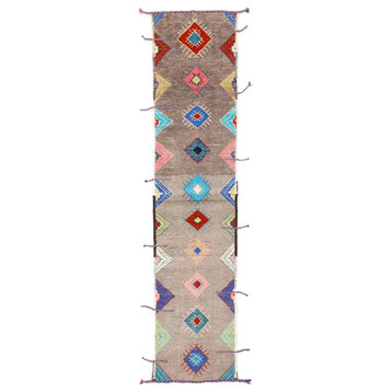 Oriental Rug Berber Maroccan Design 12'0"x2'9"