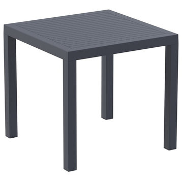 Compamia Ares Square Dining Table, Dark Gray