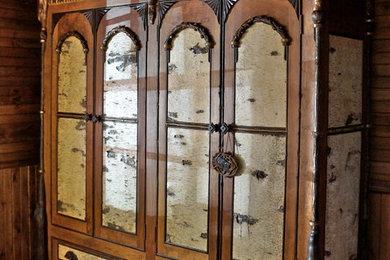 Adirondack rustic armoire
