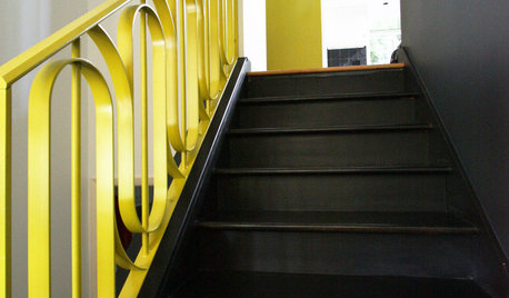 Decoración: 10 toques de color para realzar una escalera