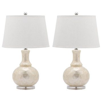 Shelley 25-Inch H Gourd Table Lamp