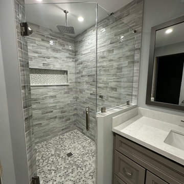 Natural Tile Master Bathroom Danville
