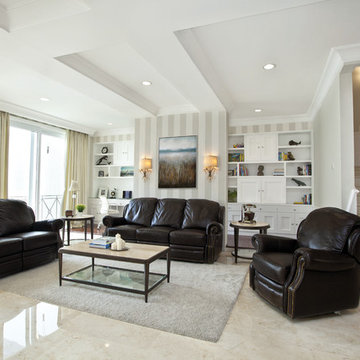 Family Room with Home Office