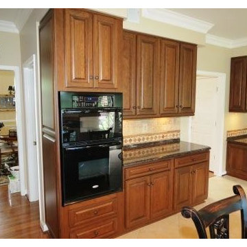 Kitchen Remodel done with cabinet refacing