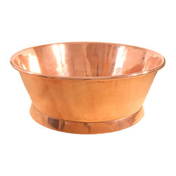 Cuprosa Rotundus Bath with Copper Interior - Baths