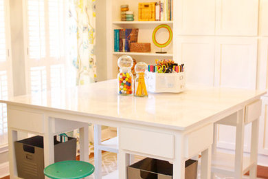 Eclectic home office photo in Austin
