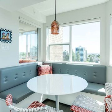Transitional Home with Pops of Color