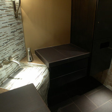 Wexford's contemporary Glass tiled Sink