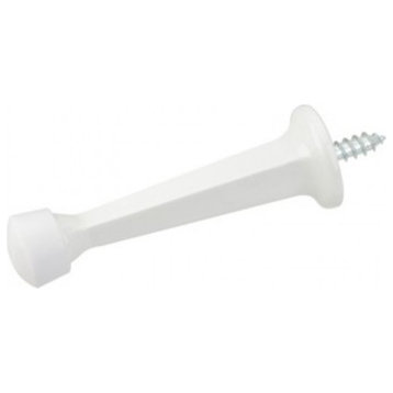 Hardware Resources DS03 3 Inch Solid Standard Fixed Screw In - White
