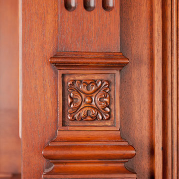 Residential Bar Wood Carving