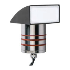 WAC Lighting 4.13" 12V 4.1W 3000K 1 LED Indicator Light with Ground Hood