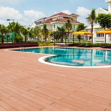 Outdoor Decking for Swimming Pool