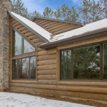 Concrete Log Siding Homes
