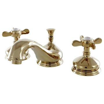 Kingston Brass KS116BEX Essex 1.2 GPM Widespread Bathroom Faucet - Polished