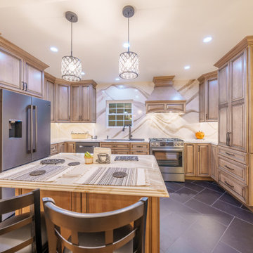 Valley Stream Kitchen, Dining & Living Remodel