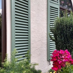 Louvered Exterior Shutter Install - Exterior Shutters