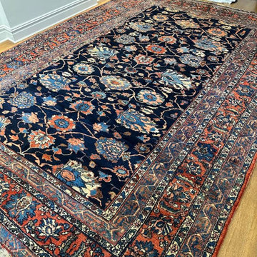 Antique Oriental Area Rug Restoration