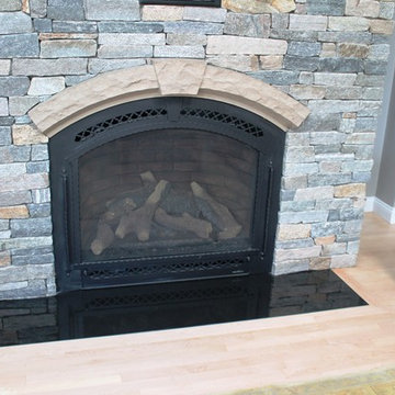 Absolute Black granite - Fireplace Hearth
