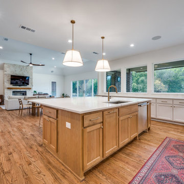 Kitchen & Living Room Remodel in Prosper, Texas