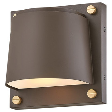 Hinkley Scout Extra Small Wall Mount Lantern, Architectural Bronze