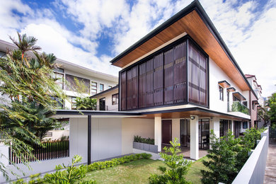 Inspiration for a contemporary exterior in Singapore.