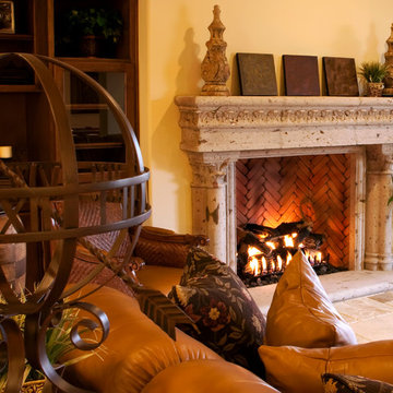 Limestone Fireplace Collection