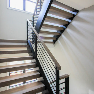 Project #52 | Minimalist Open Riser Stairway
