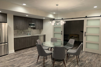 Example of a basement design in Detroit