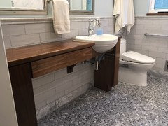 Small Bathroom Corner Cabinet Floor Doors Shelves Thin Toilet Vanity, 1  Unit - Smith's Food and Drug