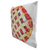 18 in. Cherries and Cherry Pie Decorative Throw Pillow