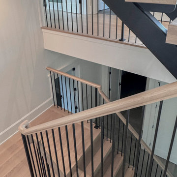Project #122 | Freestanding Steel & Wood Staircase
