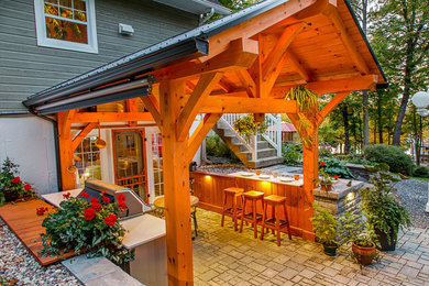 This is an example of a landscaping in Montreal.
