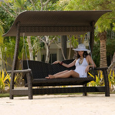 Contemporary And Modern Garden Swing Seats Houzz Uk Alexander Rose Ocean Wave Swing Seat Hammock Garden Seats