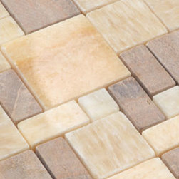 Builder Elements - 2013 New  glass stone metal blend mosaic tile for kitchen backsplash STG0089 - Mosaic Tile