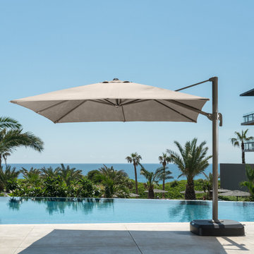 Portofino™ Comfort 10ft Resort Umbrella - Espresso Taupe