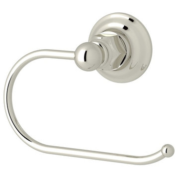 Rohl Country Bath Single Post Toilet Paper Holder, Polished Nickel