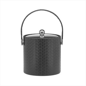 Kraftware San Remo Eclipse Ice Bucket With Stitched Handle