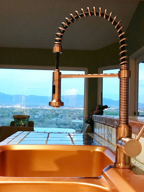 Spring Coil Antique Copper Faucet