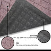 Diamond 24"x36" Indoor/Outdoor Mat, Anti Slip Fabric and Backing, Classic Brown