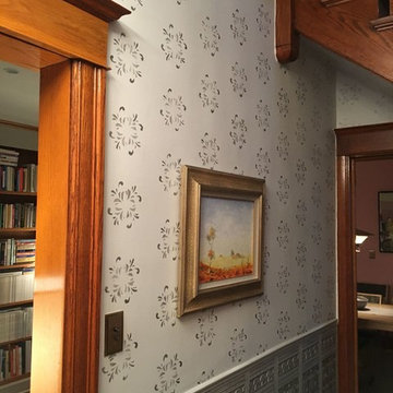 Stencil in Foyer Area