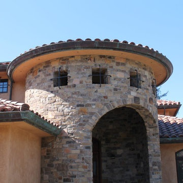 Radiused Copper Gutter