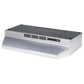 30" 2-Speed Non-Ducted Under Cabinet Range Hood, Stainless Steel