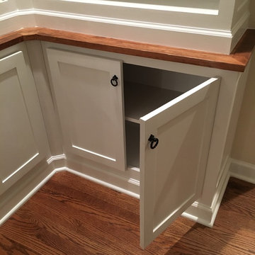 Built-In Base Cabinet and Shelving Units