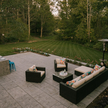 Grill Island and Patio