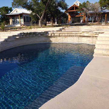 Fitzhugh Ranch Pool, Dripping Springs, TX.