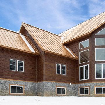 Concrete Log Siding Homes