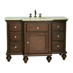 Adelina 48 inch Old Country Look Bathroom Vanity - Bathroom Vanities And Sink Consoles