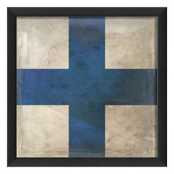 The Artwork Factory - Signal Flag X Print - Prints And Posters