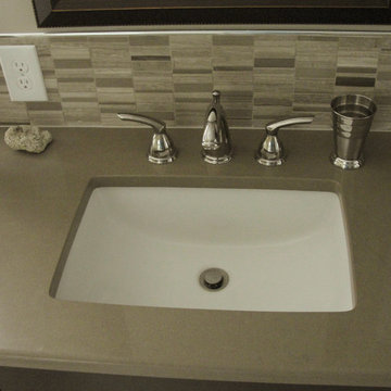 Large Sink, Widespread Faucet